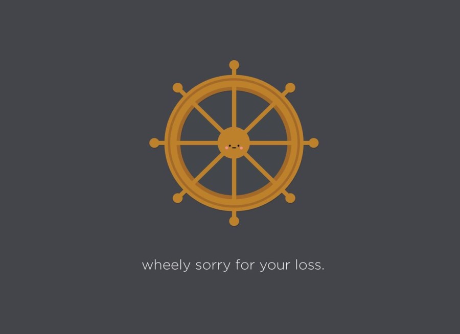 Cards Halifax Paper Hearts | Wheely Sorry For Your Loss