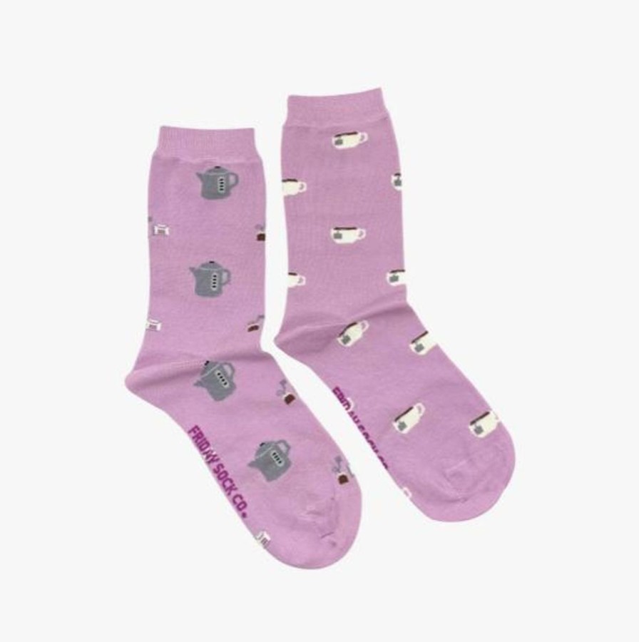 Lifestyle Friday Sock Co. | Women'S Tea & Kettle Socks (Crew)