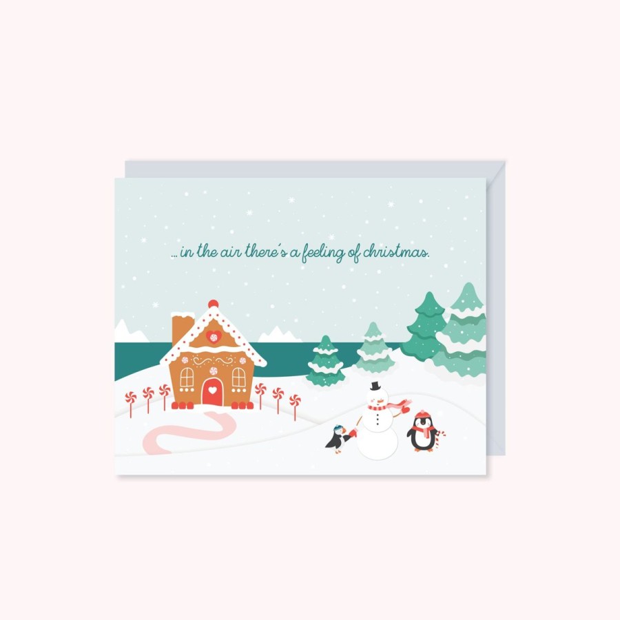 Cards Halifax Paper Hearts | There'S A Feeling Of Christmas