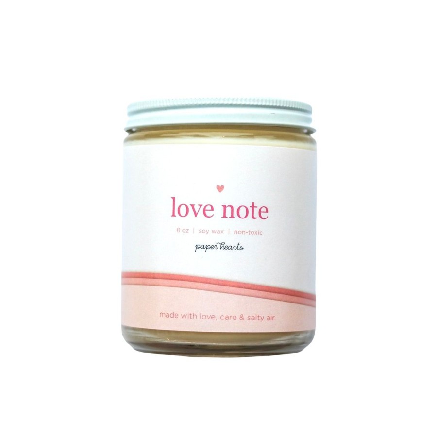 Lifestyle Halifax Paper Hearts | Love Note Candle