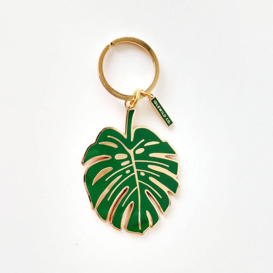 Lifestyle Idlewild Co. | Monstera Keychain