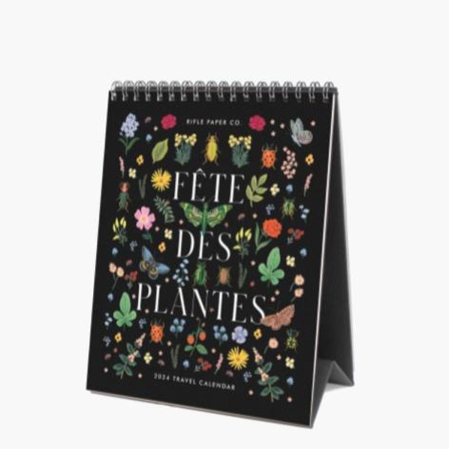 Lifestyle Rifle Paper Co. | 2024 Fete De Plantes Desk Calendar