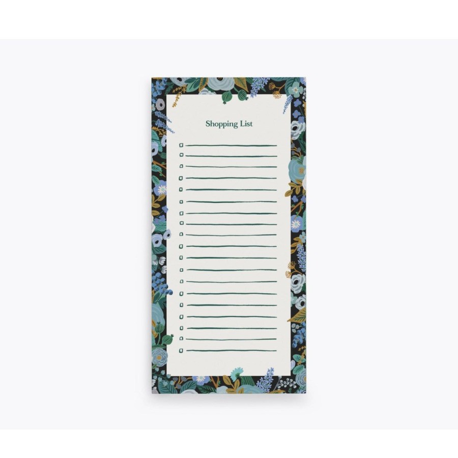 Lifestyle Rifle Paper Co. | Garden Party Blue Market Pad