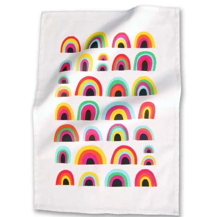 Lifestyle Badger & Burke | Rainbow Tea Towel