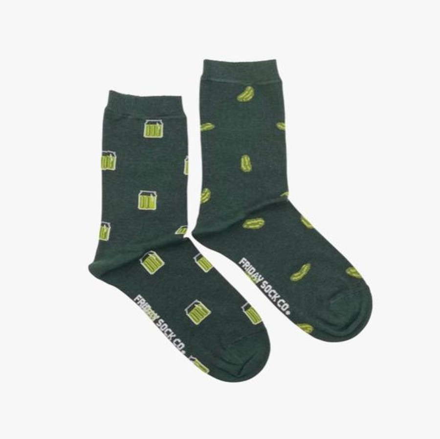 Lifestyle Friday Sock Co. | Women'S Pickle Socks (Crew)