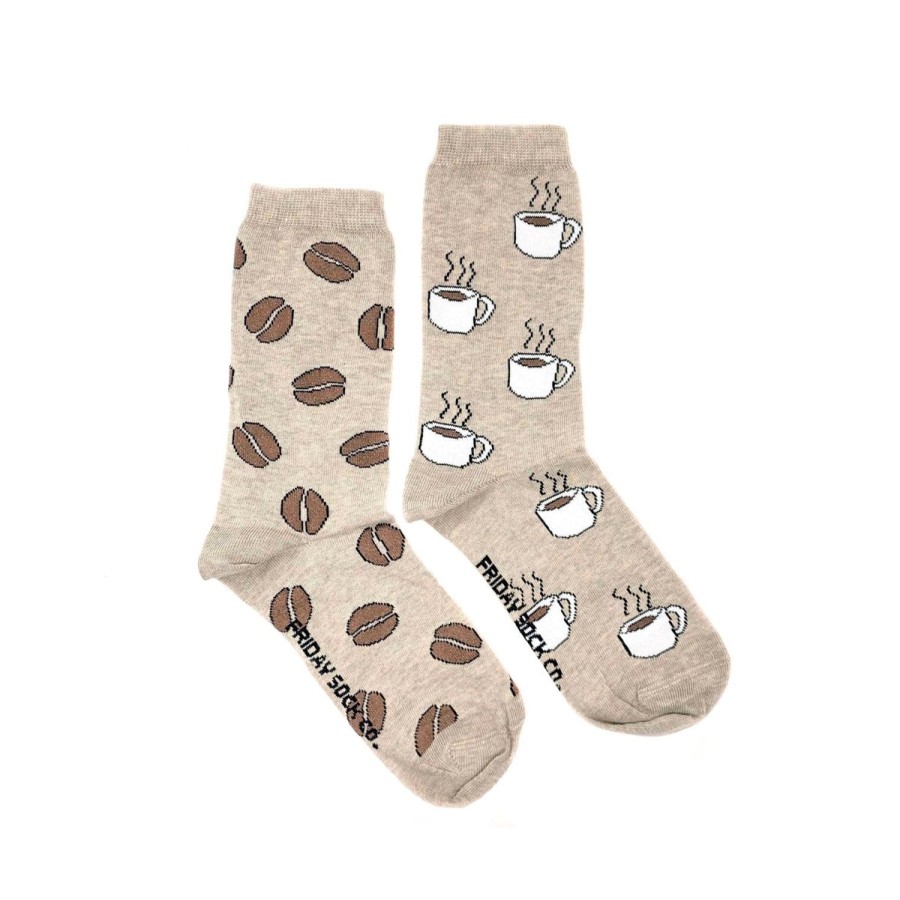 Lifestyle Friday Sock Co. | Women'S Coffee & Coffee Bean Socks (Crew)