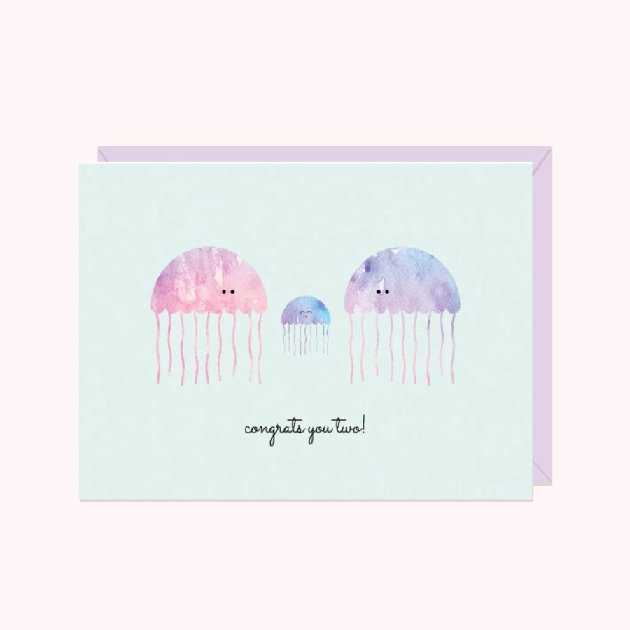 Cards Halifax Paper Hearts | Jellyfish: Congrats You Two!