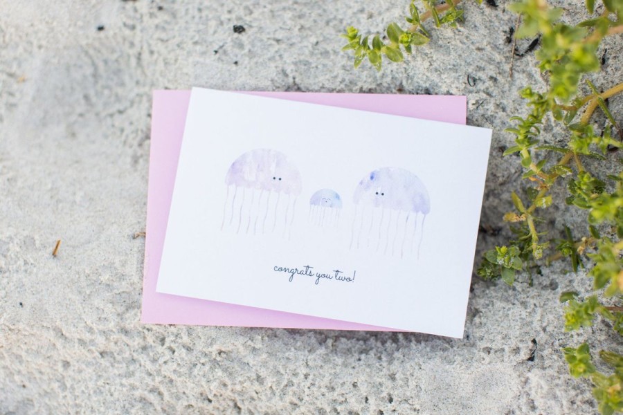 Cards Halifax Paper Hearts | Jellyfish: Congrats You Two!