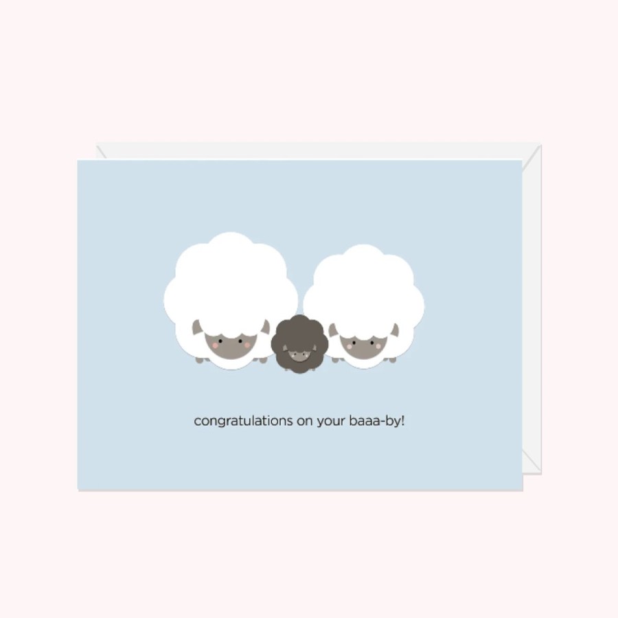 Cards Halifax Paper Hearts | Congratulations On Your Baaa-By!