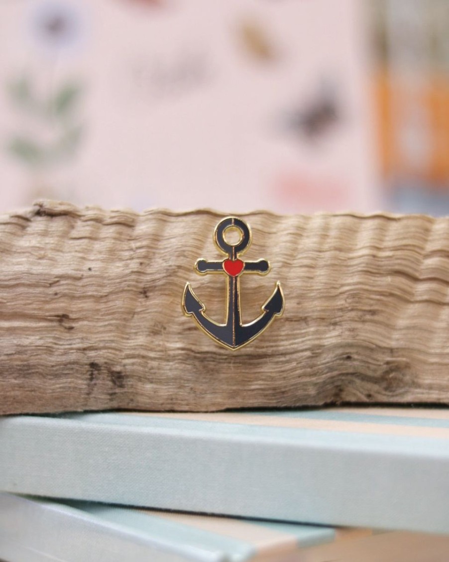 Lifestyle Halifax Paper Hearts | Refuse To Sink Anchor Enamel Pin