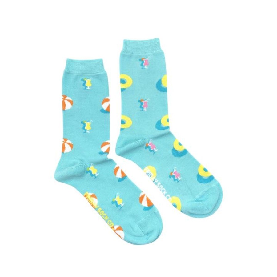 Lifestyle Friday Sock Co. | Women'S Pool Party Socks (Crew)