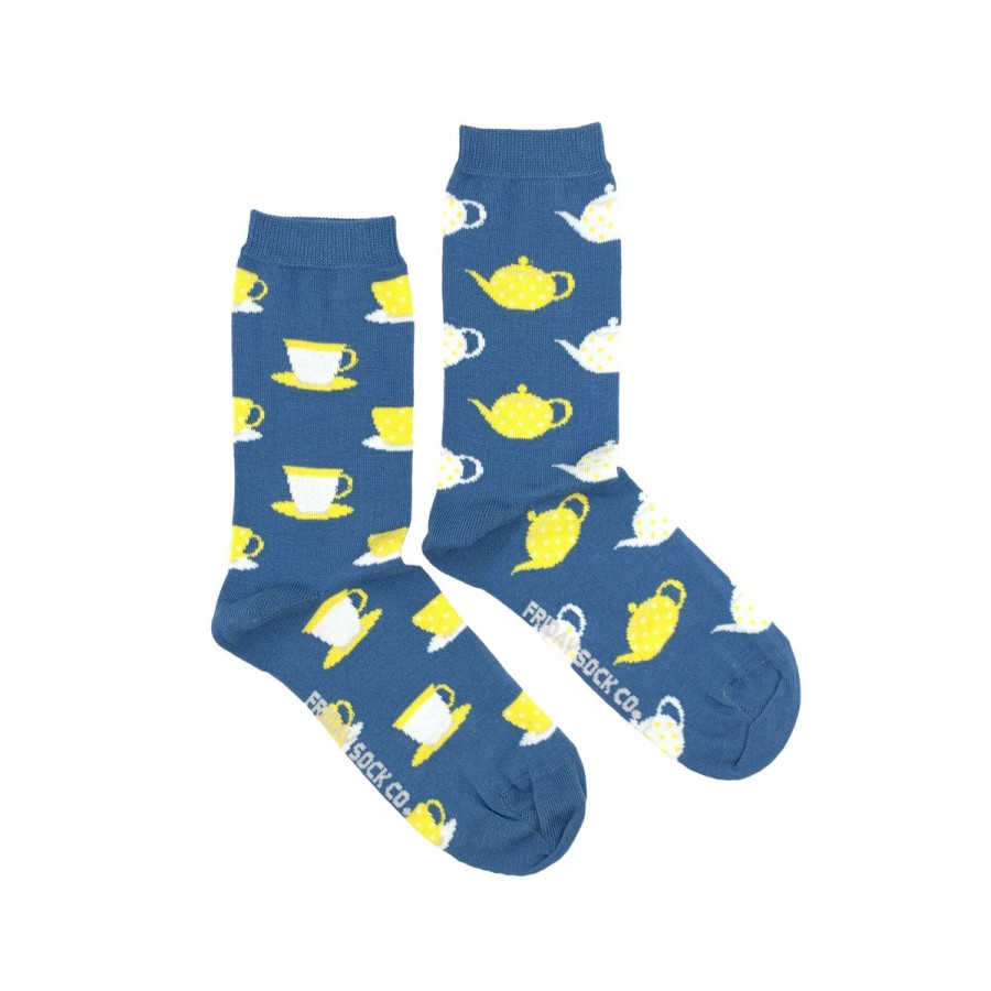 Lifestyle Friday Sock Co. | Women'S Teapot & Teacup Socks (Crew)