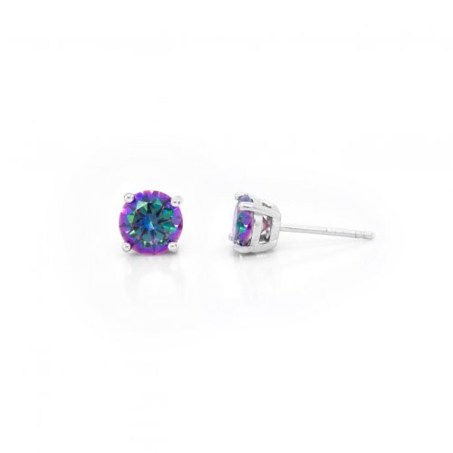 Lifestyle House of Jewellery | Black Mystic Topaz Stud Earrings