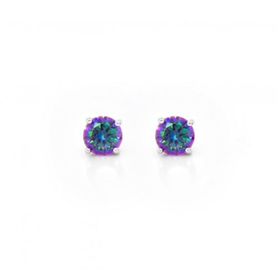 Lifestyle House of Jewellery | Black Mystic Topaz Stud Earrings