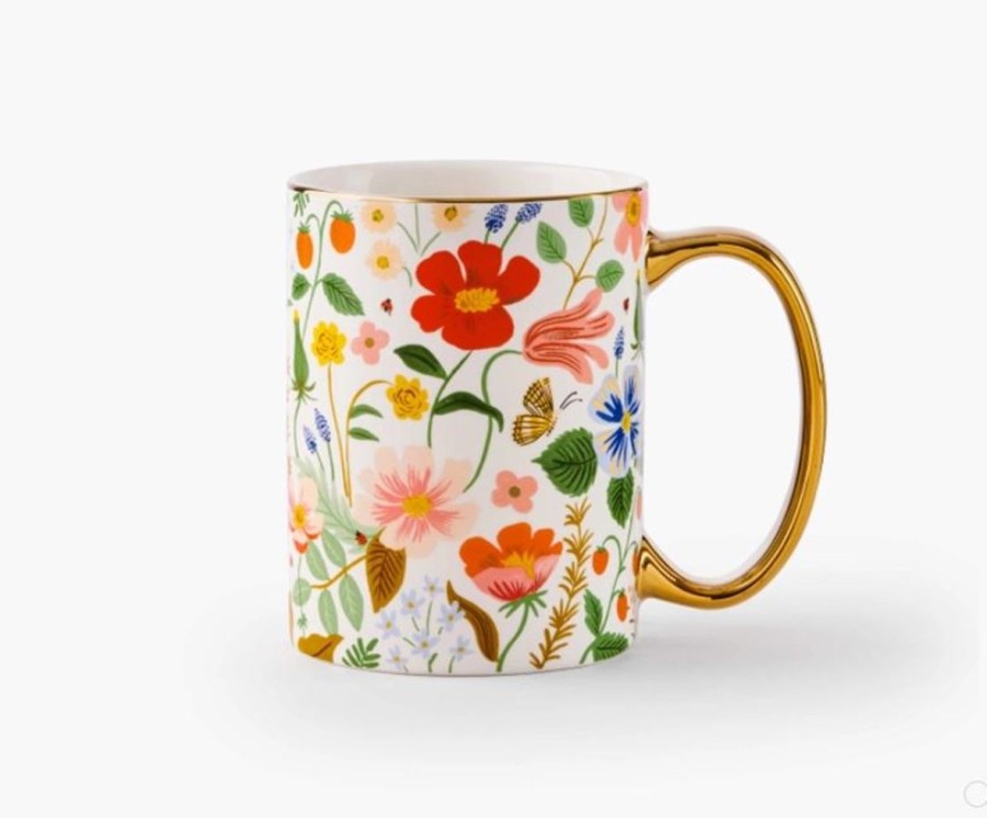 Lifestyle Rifle Paper Co. | Strawberry Fields Porcelain Mug